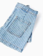 Cargar imagen en el visor de la galería, Conjunto Blusa Blanca Short Falda Mezclilla con Liga
