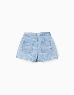 Cargar imagen en el visor de la galería, Conjunto Blusa Blanca Short Falda Mezclilla con Liga
