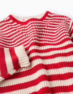 Cargar imagen en el visor de la galería, Suéter Rayas Rojo
