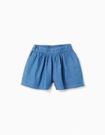 Cargar imagen en el visor de la galería, Conjunto Camiseta Bolsillo Short Mezclilla
