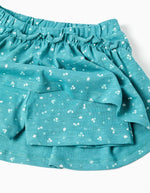 Cargar imagen en el visor de la galería, Conjunto Camiseta Beige Falda Verde
