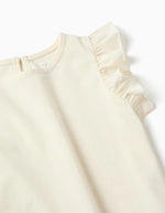 Cargar imagen en el visor de la galería, Conjunto Camiseta Beige Falda Verde

