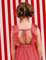 Cargar imagen en el visor de la galería, Vestido Rayas Rojo
