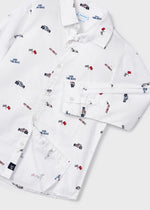 Cargar imagen en el visor de la galería, Camisa Blanca Carros
