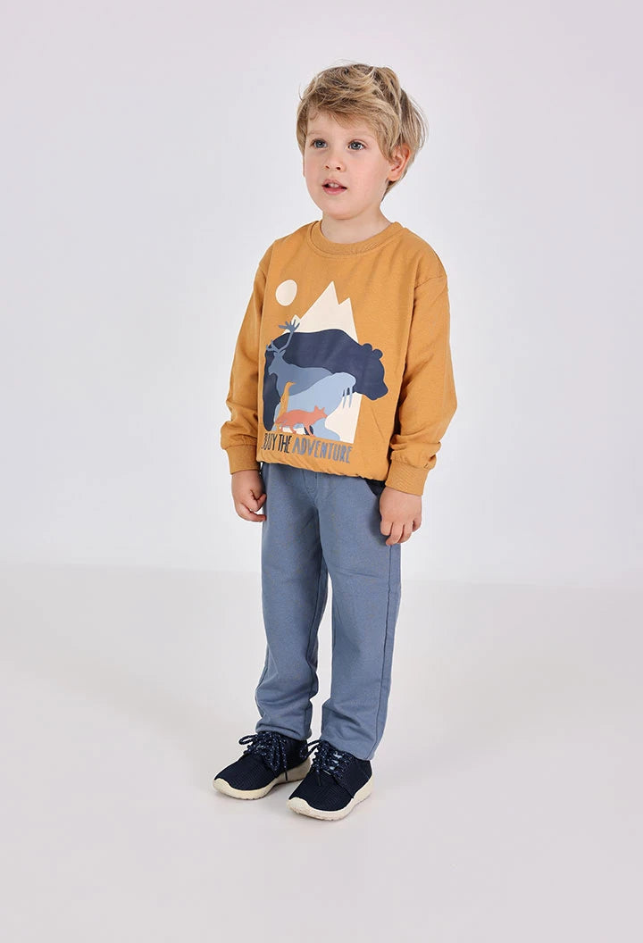 Conjunto Sudadera Mostaza Pantalón