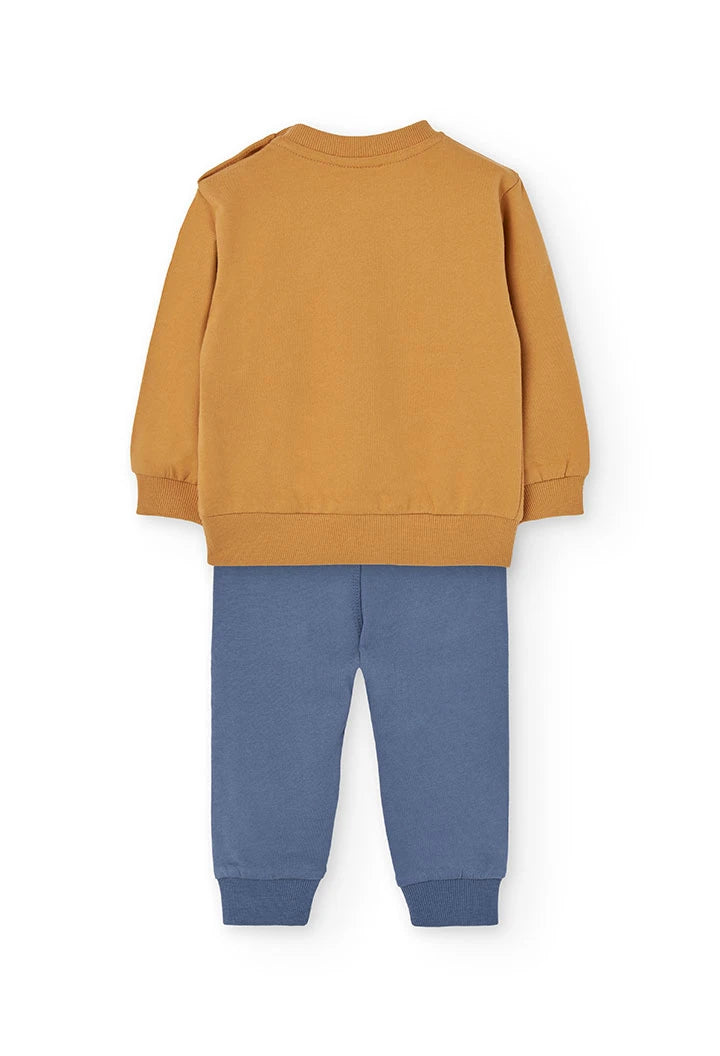 Conjunto Sudadera Mostaza Pantalón