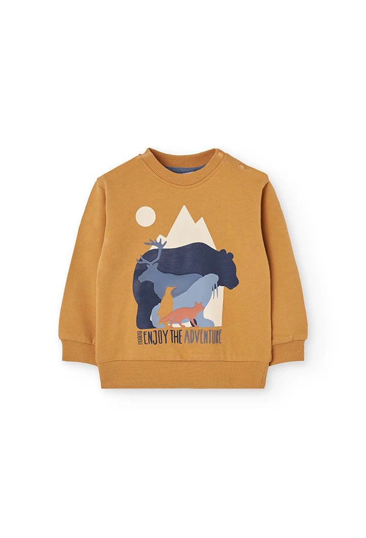 Conjunto Sudadera Mostaza Pantalón