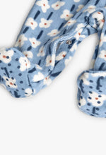 Cargar imagen en el visor de la galería, Mameluco Azul Flores
