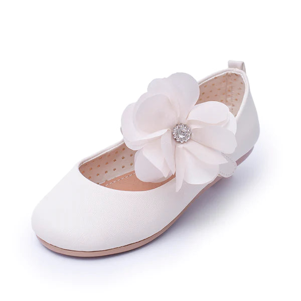 Zapatos Queen Flor Lade Ivory