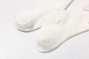 Calcetines Altos Calado Lateral con Moño Blanco – Panne Moda Infantil