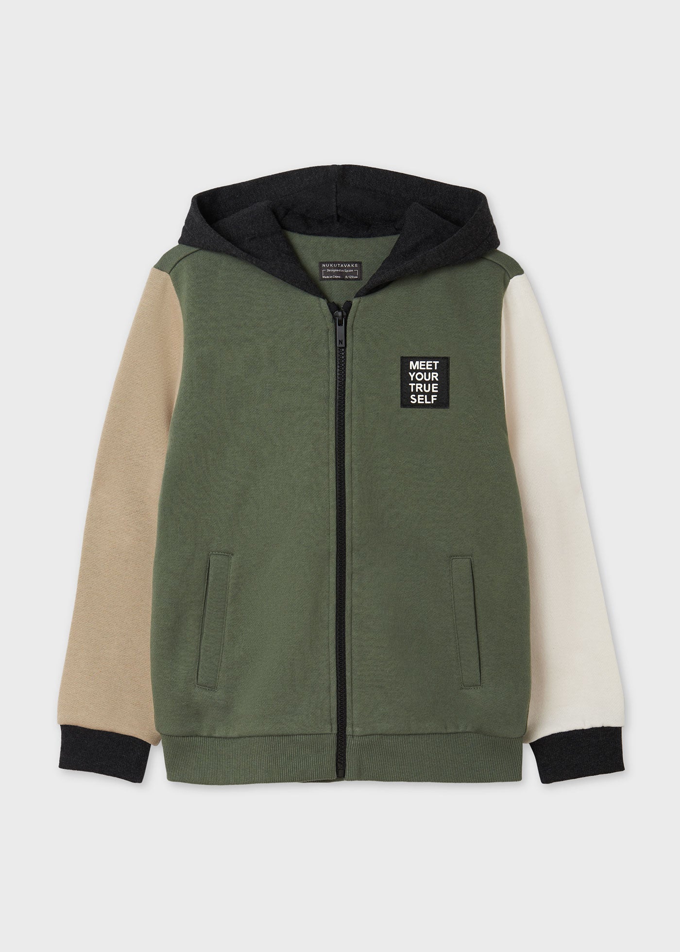 Sudadera Verde Beige