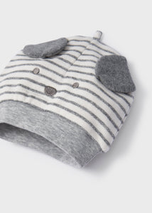 Mameluco Gris Perritos y Gorro