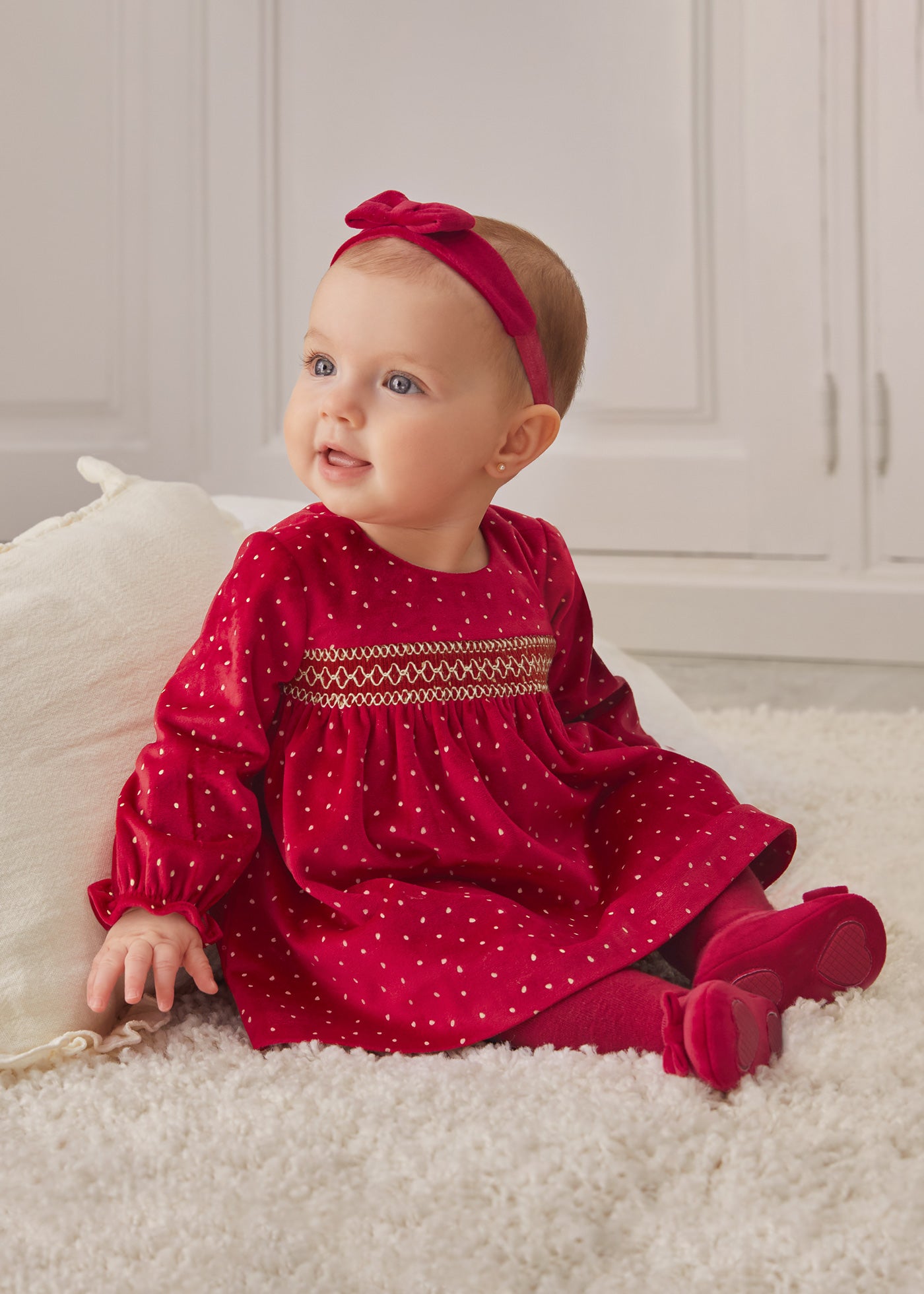 Vestido Rojo Terciopelo