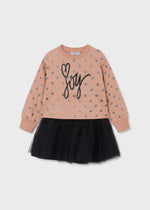 Cargar imagen en el visor de la galería, Conjunto Sudadera Rosa Falda Tul
