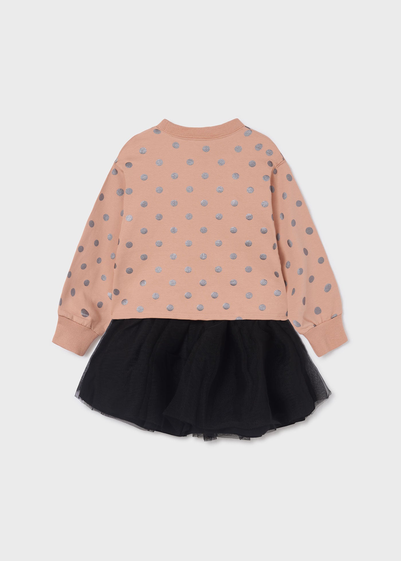 Conjunto Sudadera Rosa Falda Tul