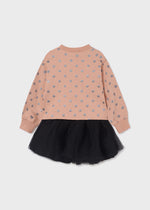 Cargar imagen en el visor de la galería, Conjunto Sudadera Rosa Falda Tul
