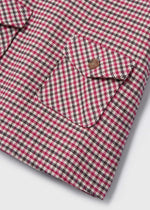 Cargar imagen en el visor de la galería, Vestido Cuadros con Blusa Crudo
