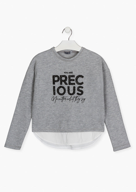 Blusa Gris Precious