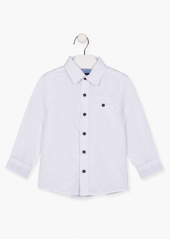 Camisa Blanca Manga Larga