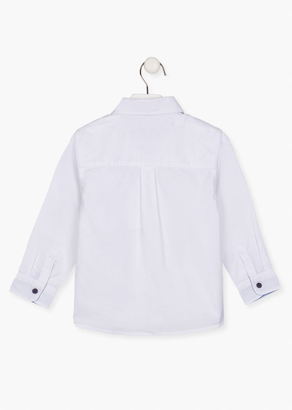 Camisa Blanca Manga Larga