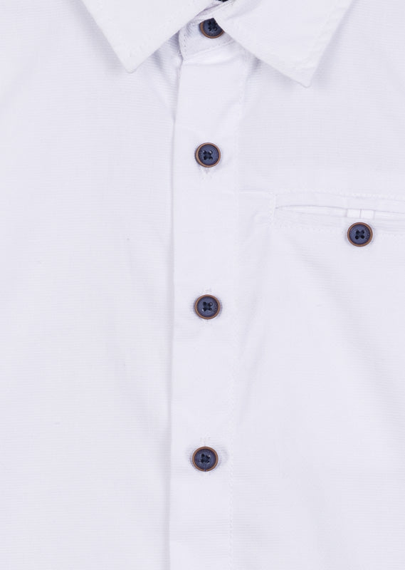 Camisa Blanca Manga Larga