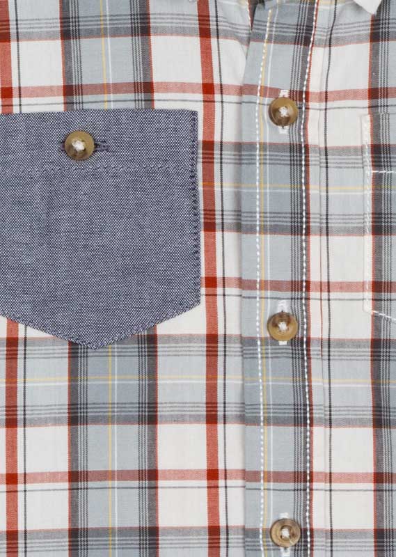 Camisa Cuadros Gris