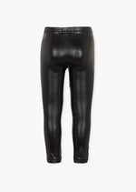 Cargar imagen en el visor de la galería, Leggings Negros Tipo Piel
