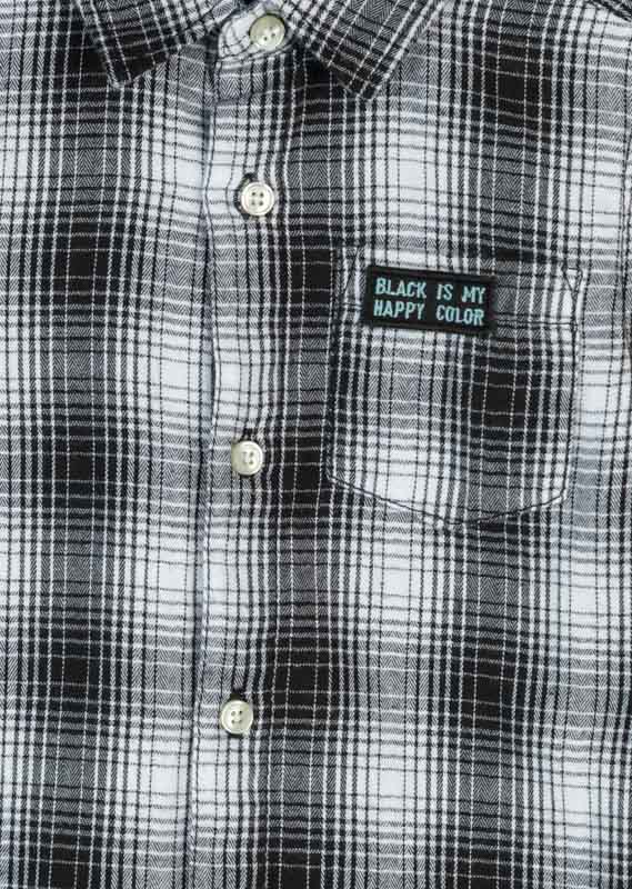 Camisa Cuadros Negro