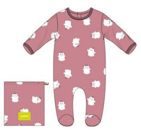 Mameluco Rosa Fantasmas