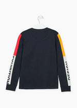 Cargar imagen en el visor de la galería, Camiseta Marino Estampado
