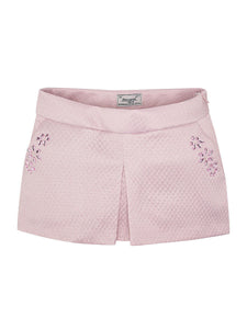 Falda Short Rosa Piedritas