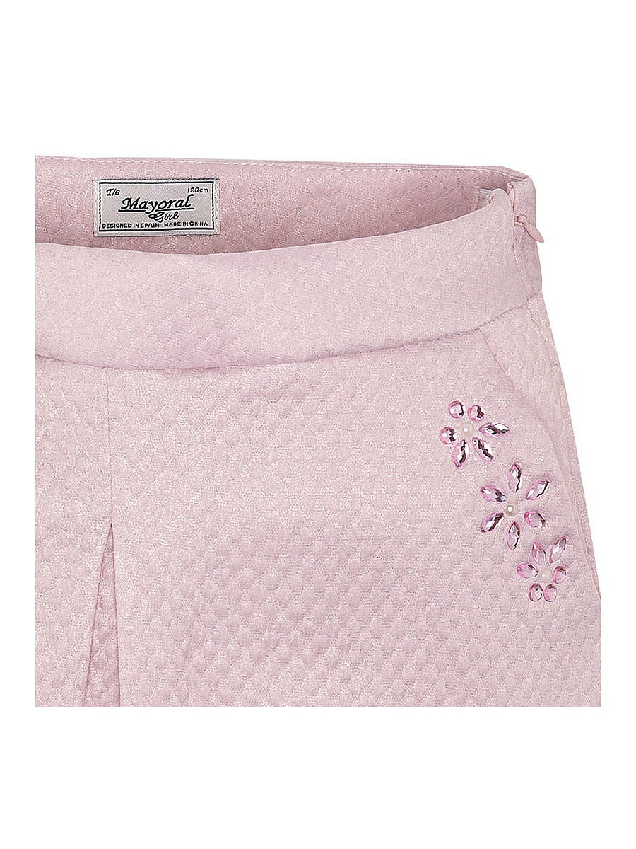 Falda Short Rosa Piedritas