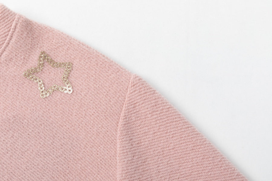 Sudadera Rosa Estrellas