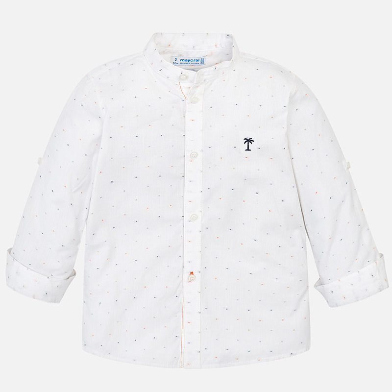 Camisa Blanca Lunares Palma