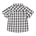 Cargar imagen en el visor de la galería, Camisa Cuadros Blanco Negro
