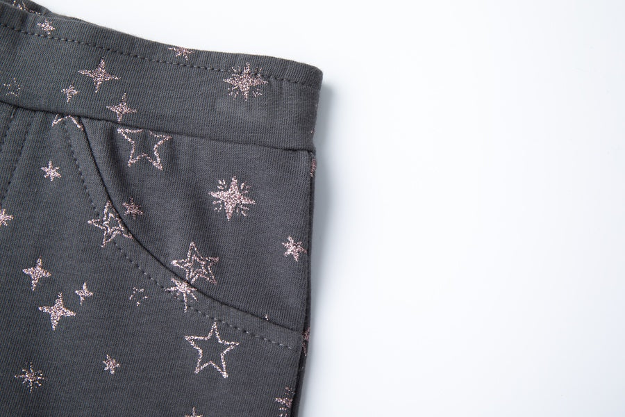 Conjunto Sudadera Botas Vaqueras Leggings Estrellas