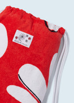 Cargar imagen en el visor de la galería, Toalla Roja Flores
