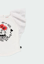 Cargar imagen en el visor de la galería, Conjunto Camiseta Blanca Leopardo Short Negro
