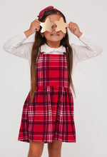 Cargar imagen en el visor de la galería, Vestido Cuadros Camisa Blanca
