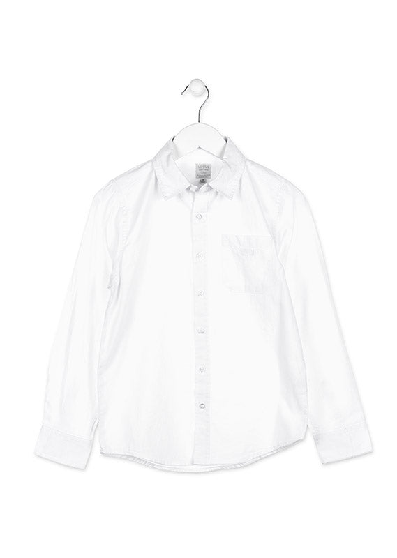 Camisa Manga Larga Blanca