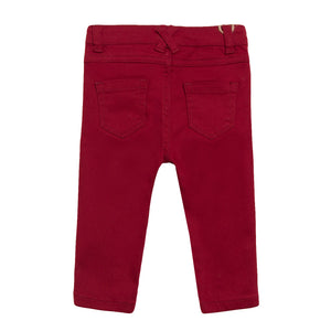 Conjunto Camisa Cuadros Pantalón Rojo