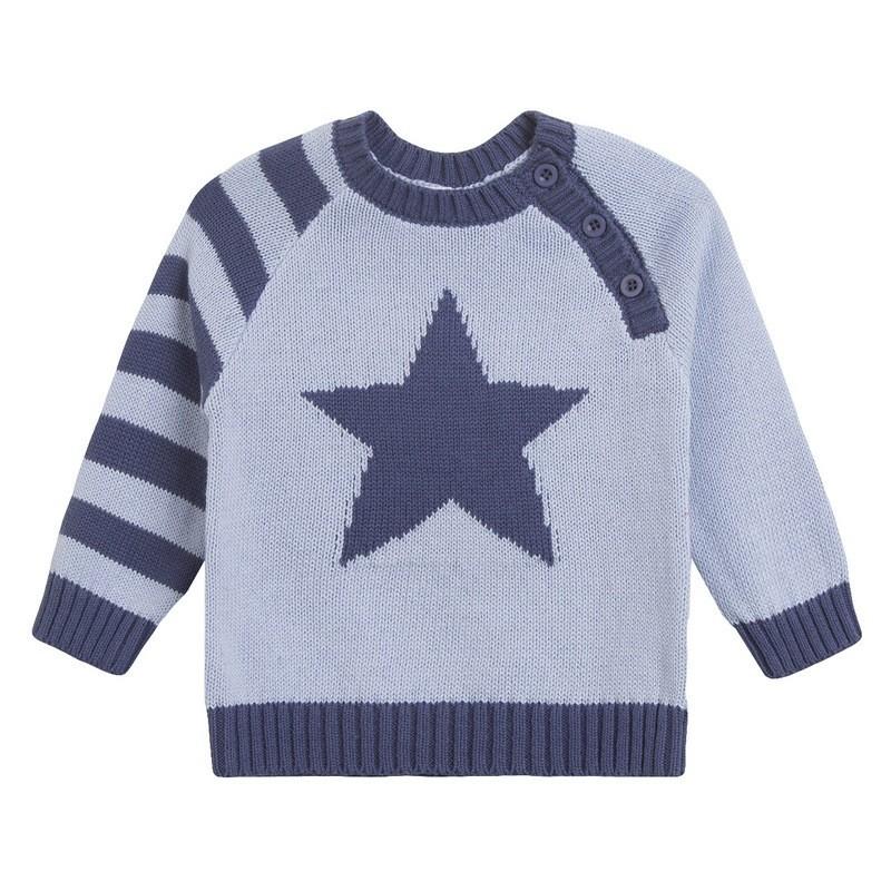 Suéter Azul Estrella