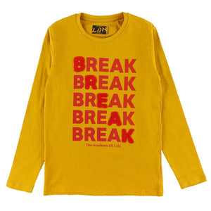 Camiseta Mostaza Break