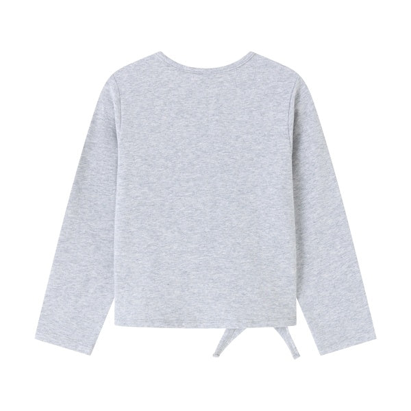 Conjunto Blusa Rosa Camiseta Gris Falda Rosa