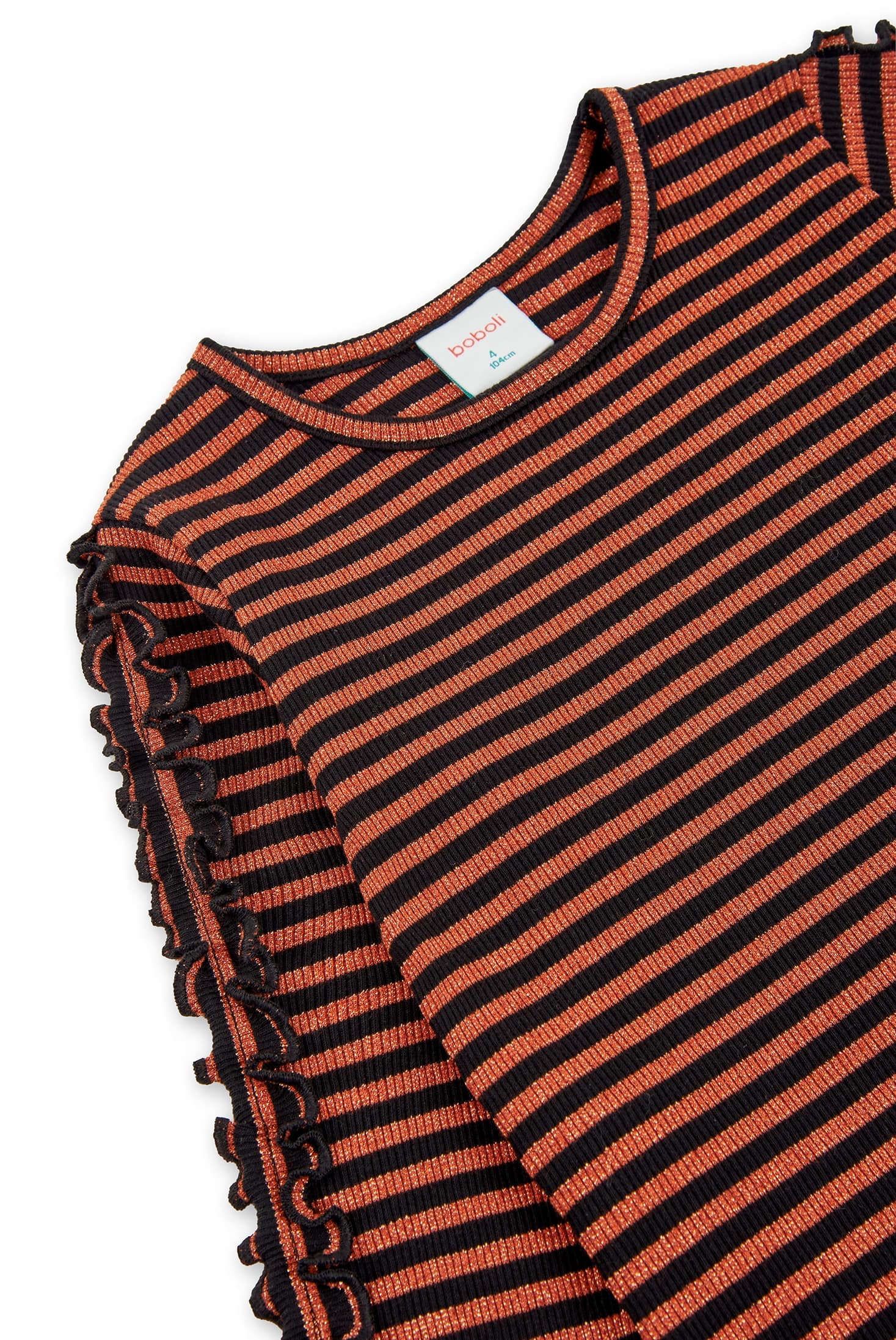 Conjunto Blusa Rayas Short Polipiel