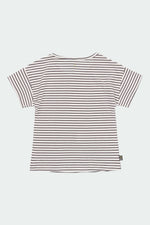 Cargar imagen en el visor de la galería, Conjunto Camiseta Rayas Piña Pantalón Gris
