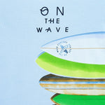 Cargar imagen en el visor de la galería, Conjunto Camiseta Azul Surf Short Mezclilla
