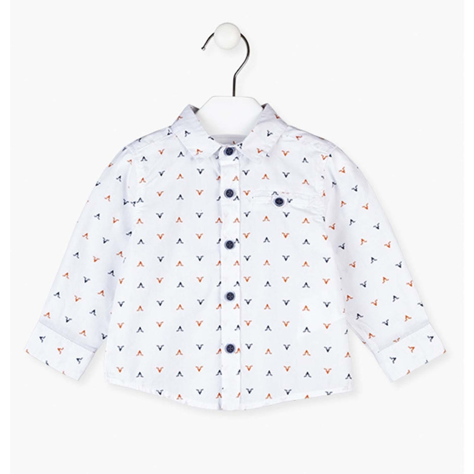 Camisa Blanca Estampado Alces