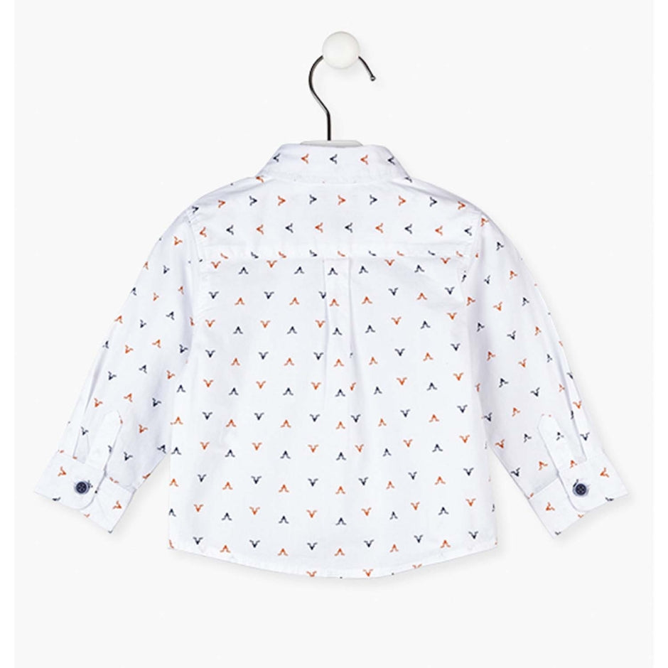 Camisa Blanca Estampado Alces