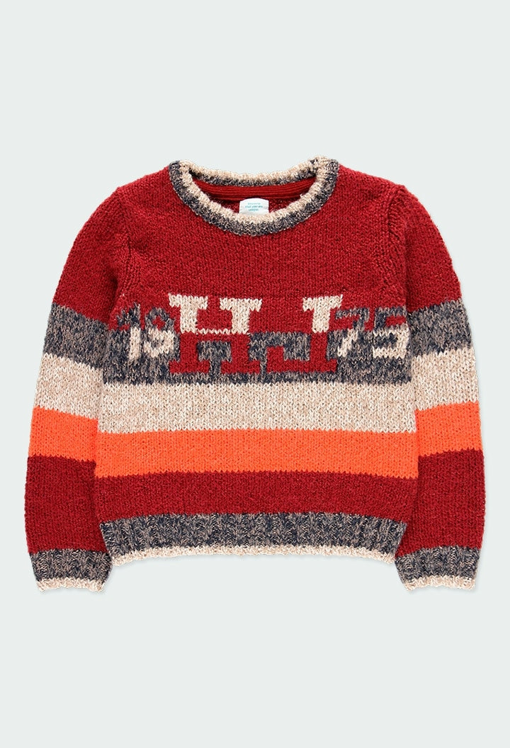 Suéter Rojo Rayas